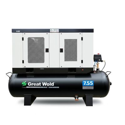 Buon prezzo Compressore d'aria Great Wall sintetico da 7,5KW che fornisce un'alimentazione d'aria stabile e continua per macchinari industriali pesanti in linea